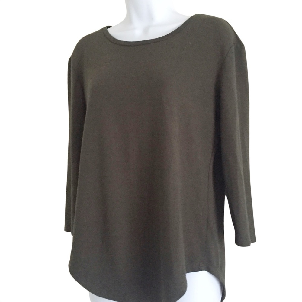 RD Style Split Back Knit Top Size M